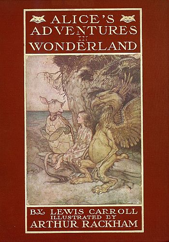 alice's adventures in wonderland, lewis carroll, arthur rackham, aspasia s. bissas