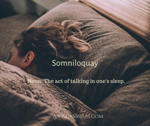 somniloquay, somniloquism, sleep talking, aspasia s. bissas